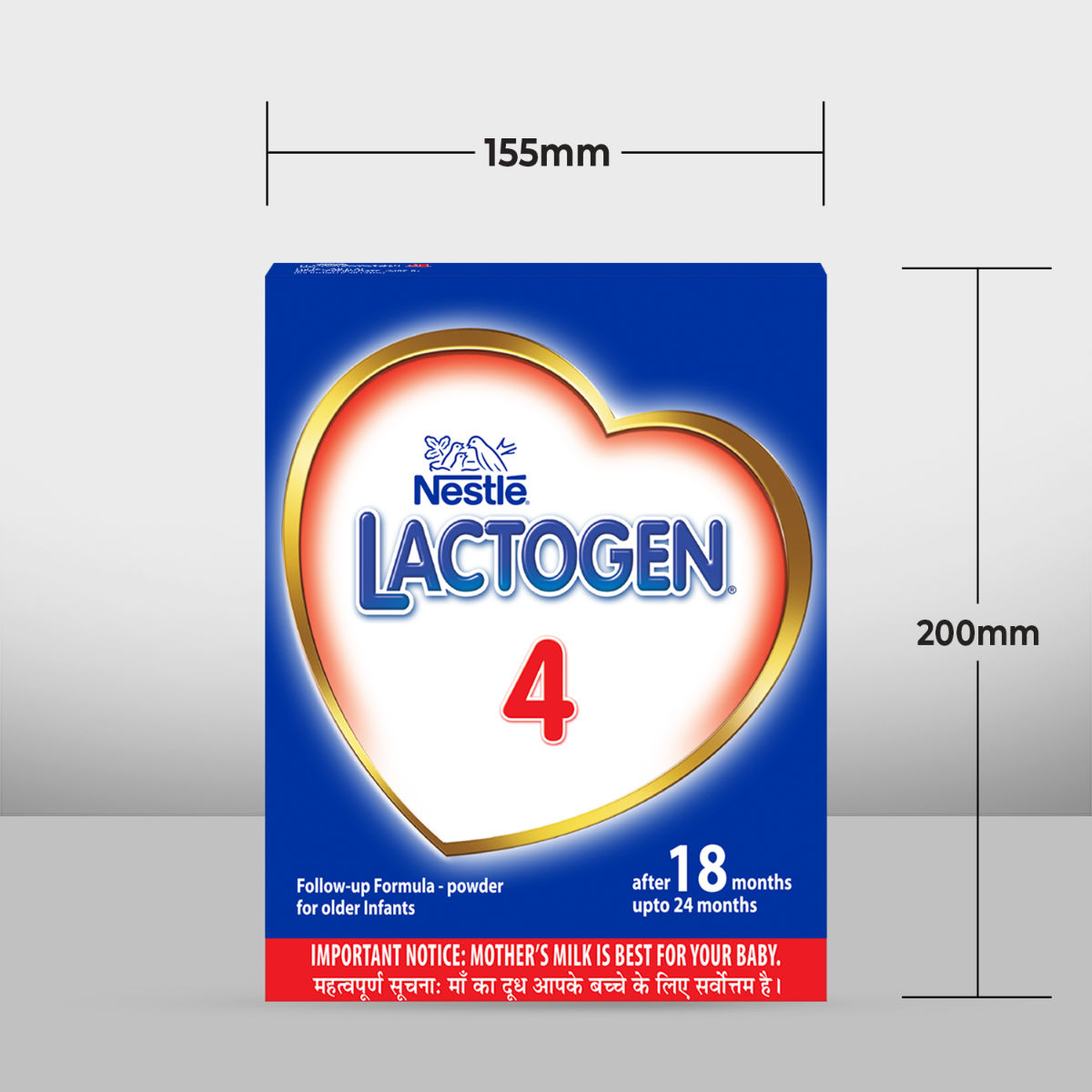 Nestle Lactogen Follow-Up Formula Stage 4 (After 18 to 24 Months) Powder, 400 gm Refill Pack, Pack of 1 