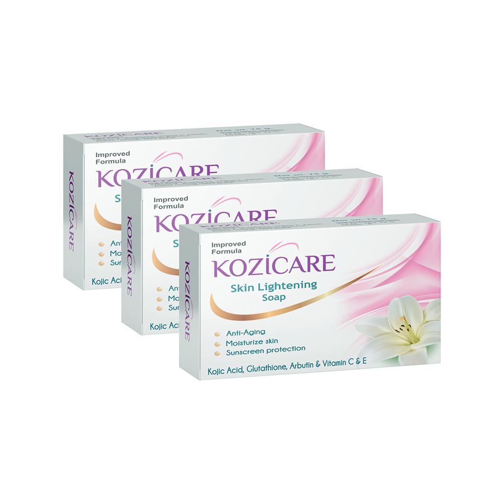 Buy Kozicare Skin Lightening Soap, 225 gm (3 x 75 gm) Online