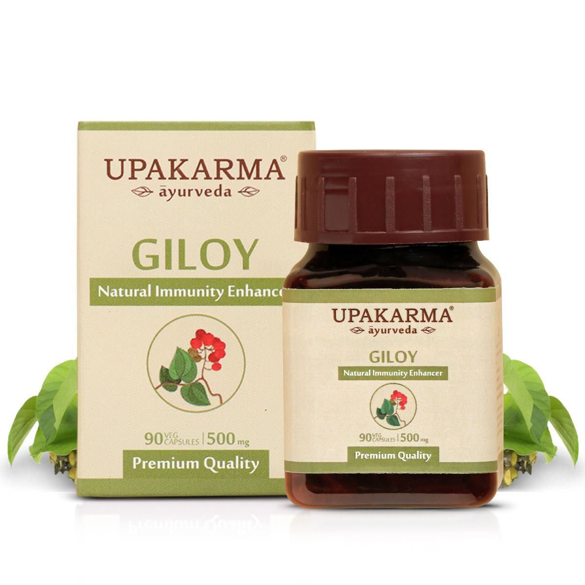 Buy Upakarma Ayurveda Giloy 500 mg, 90 Capsules Online