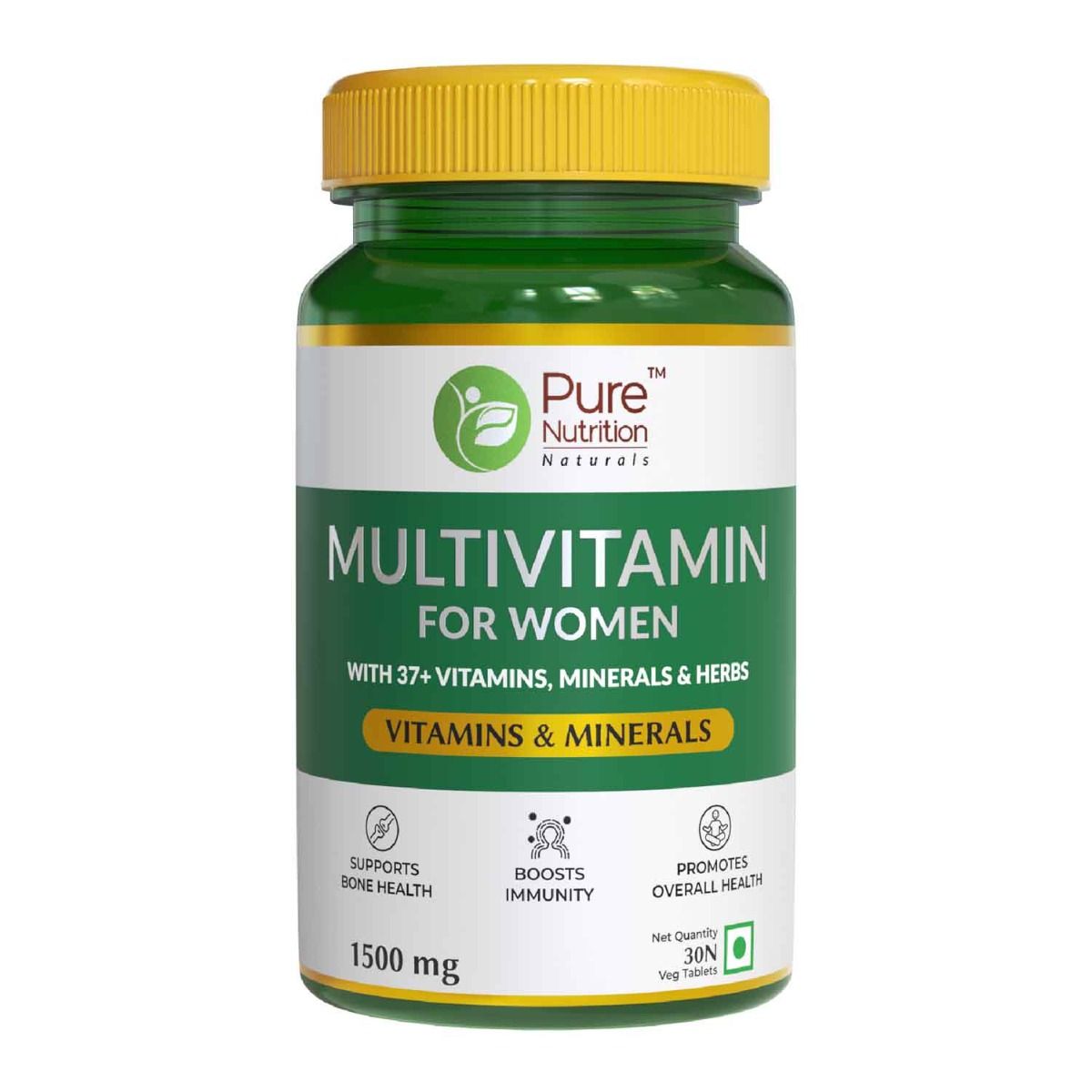 Buy Pure Nutrition Multivitamin 1500 mg for Women, 30 Tablets Online