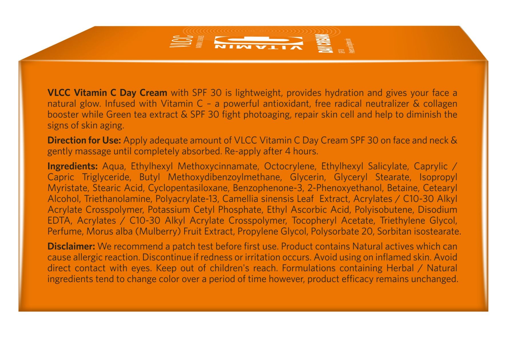 VLCC Vitamin C SPF 30 Day Cream, 50 gm Price, Uses, Side Effects