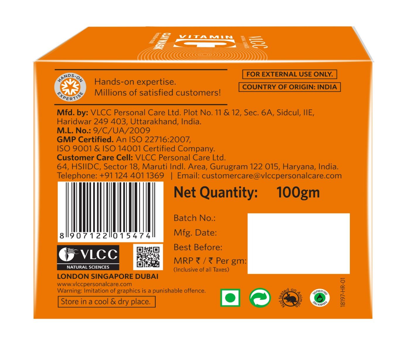VLCC Vitamin C Clay Mask, 100 gm Price, Uses, Side Effects, Composition