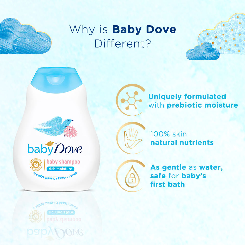 Baby Dove Rich Moisture Shampoo, 200 ml Price, Uses, Side Effects