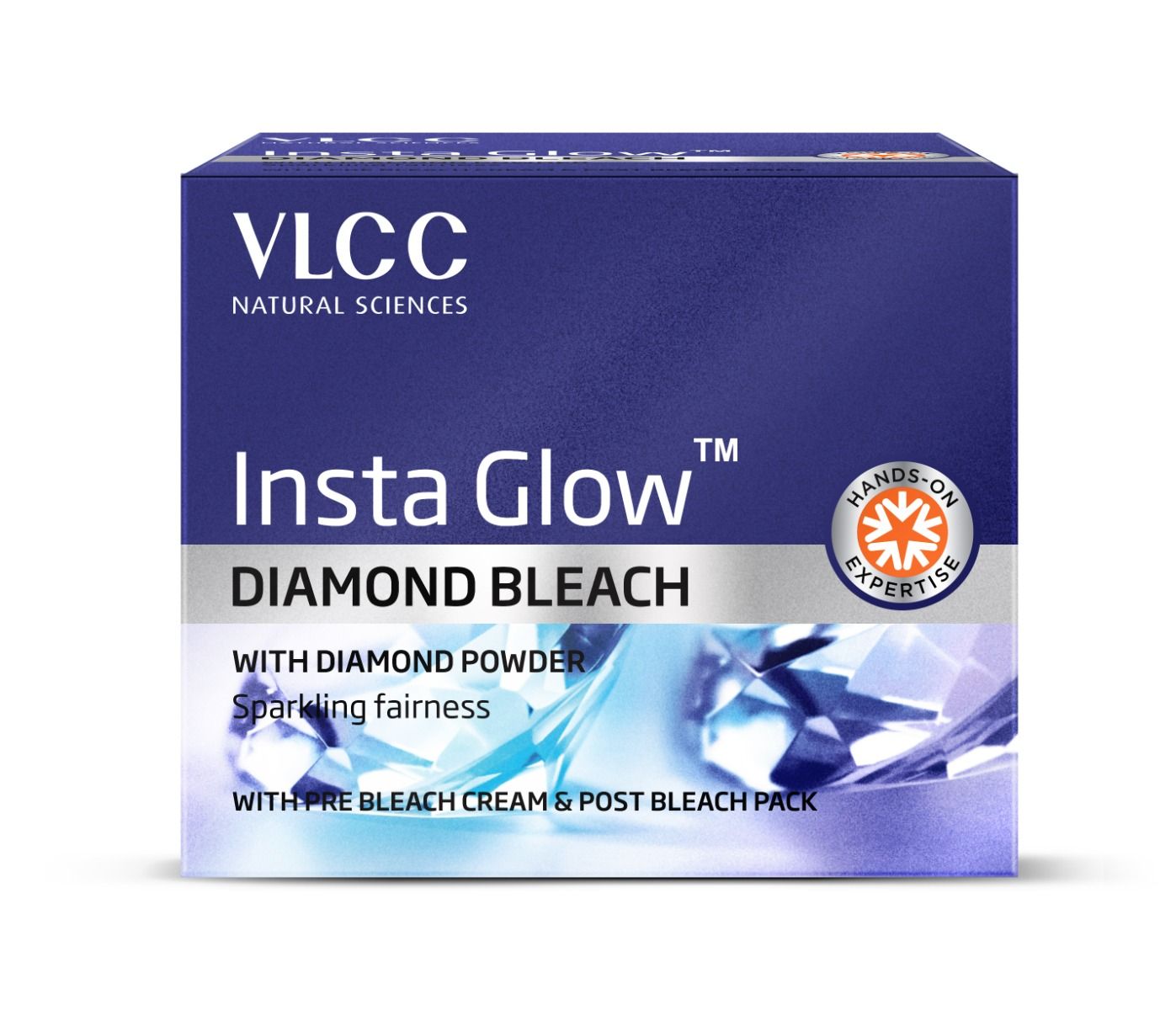 Buy VLCC Insta Glow Diamond Bleach, 60 gm Online