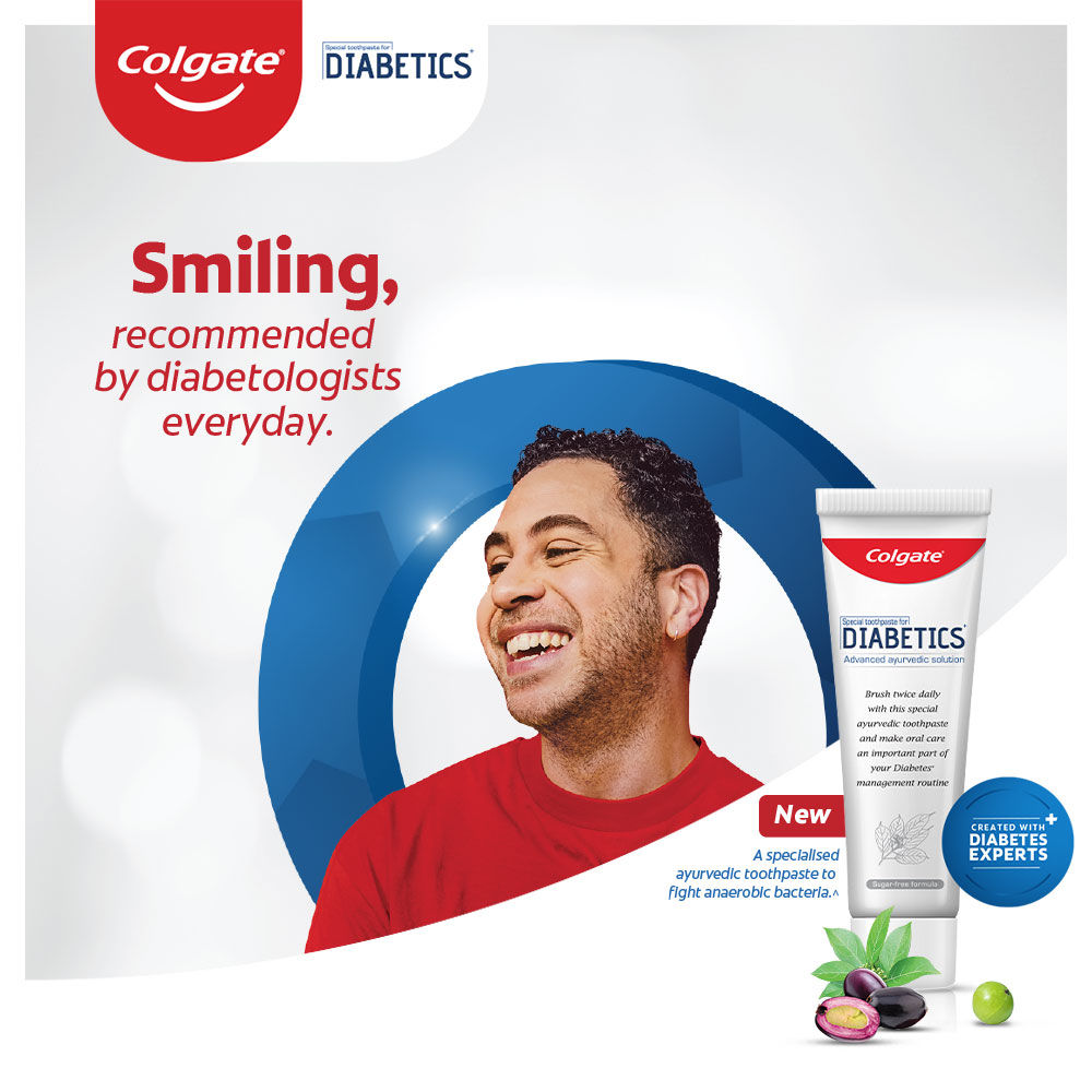 Colgate Toothpaste for Diabetics, 70 gm, Pack of 1 