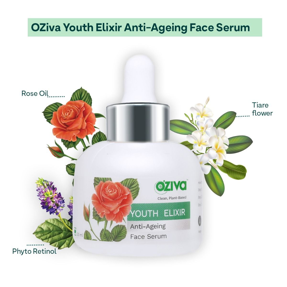 OZiva Youth Elixir AntiAgeing Face serum, 30 ml Price, Uses, Side