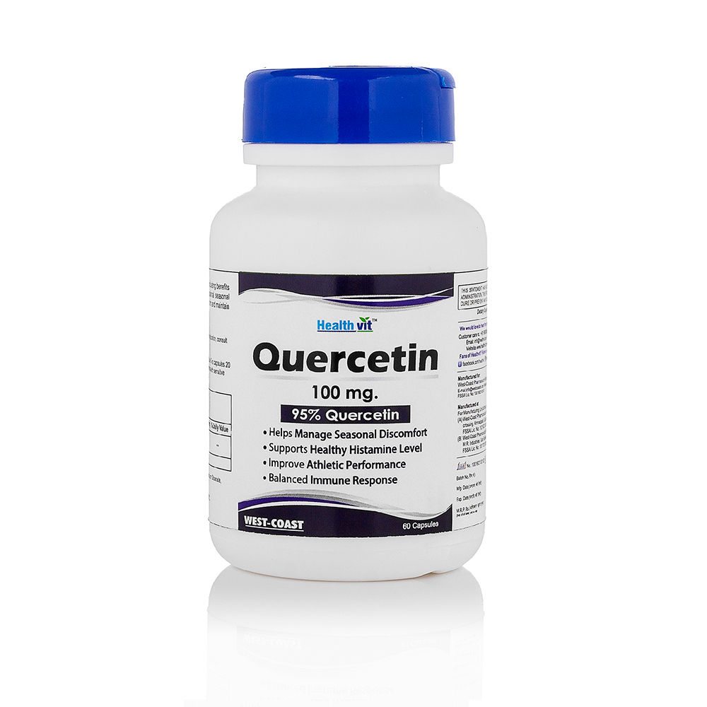 Healthvit Quercetin 100 mg, 60 Capsules Price, Uses, Side Effects