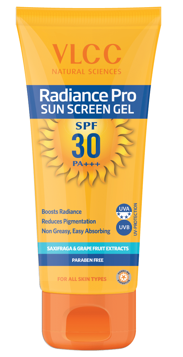 VLCC Radiance Pro SPF 30 PA+++ Sunscreen Gel, 100 gm, Pack of 1 