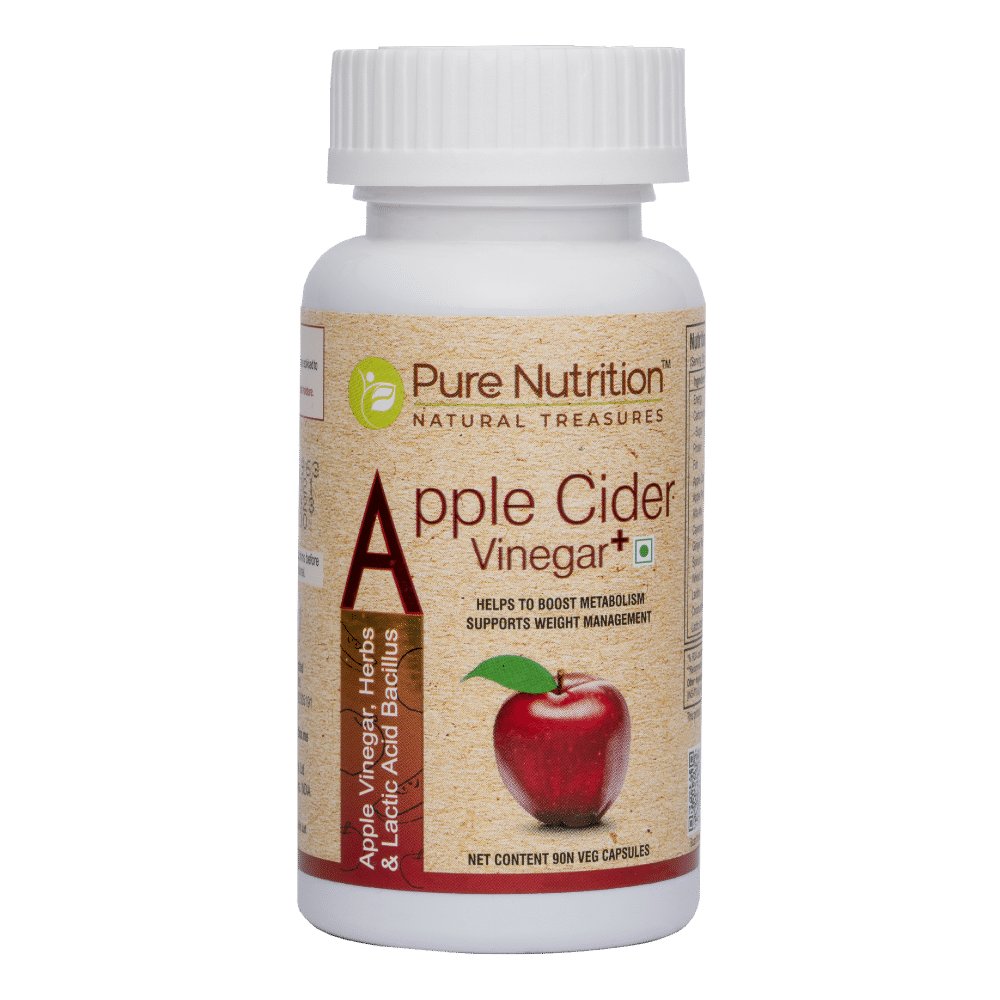 Buy Pure Nutrition Apple Cider Vinegar⁺ 600 mg, 90 Capsules Online