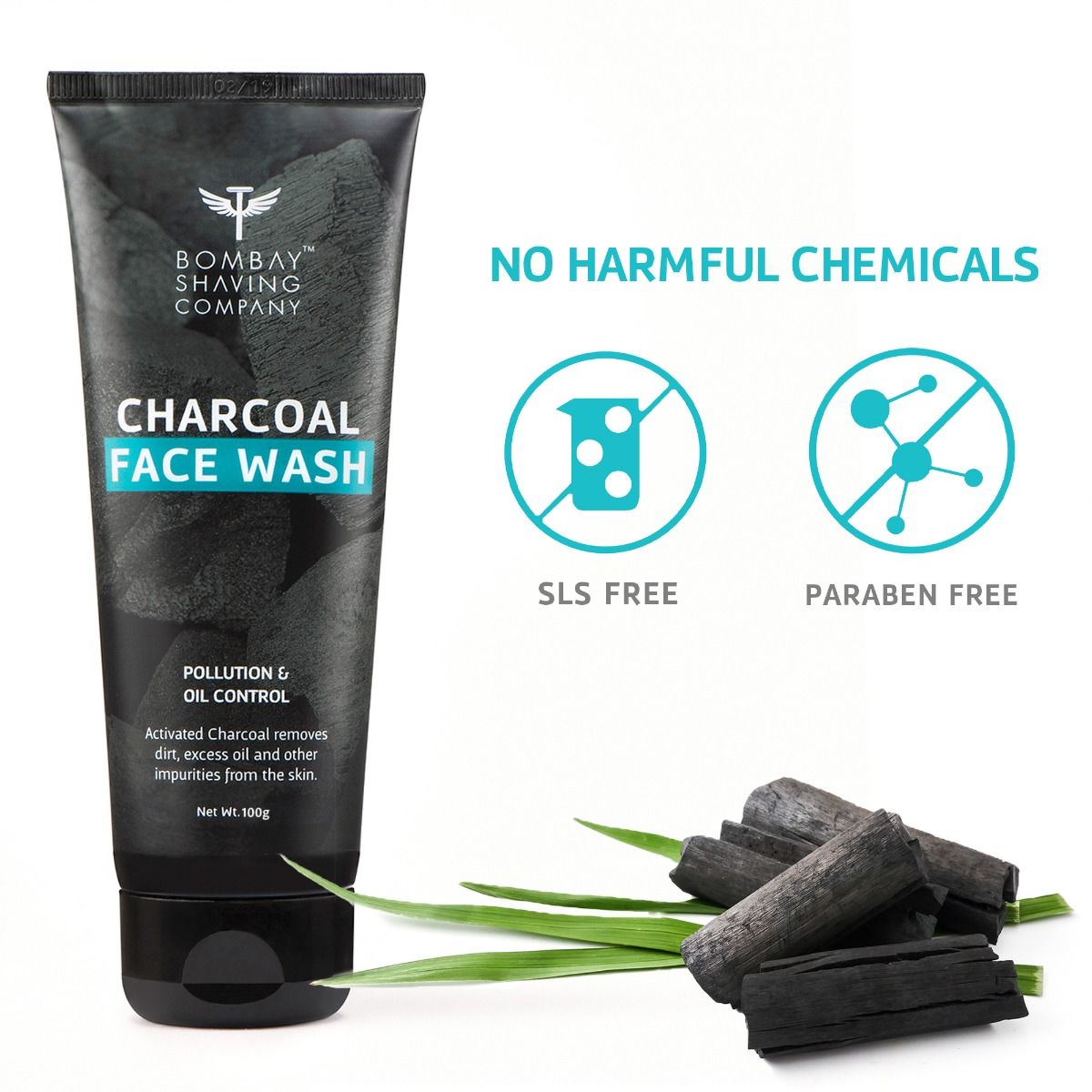 Bombay Shaving Company Charcoal Face Wash, 100 gm Price, Uses, Side