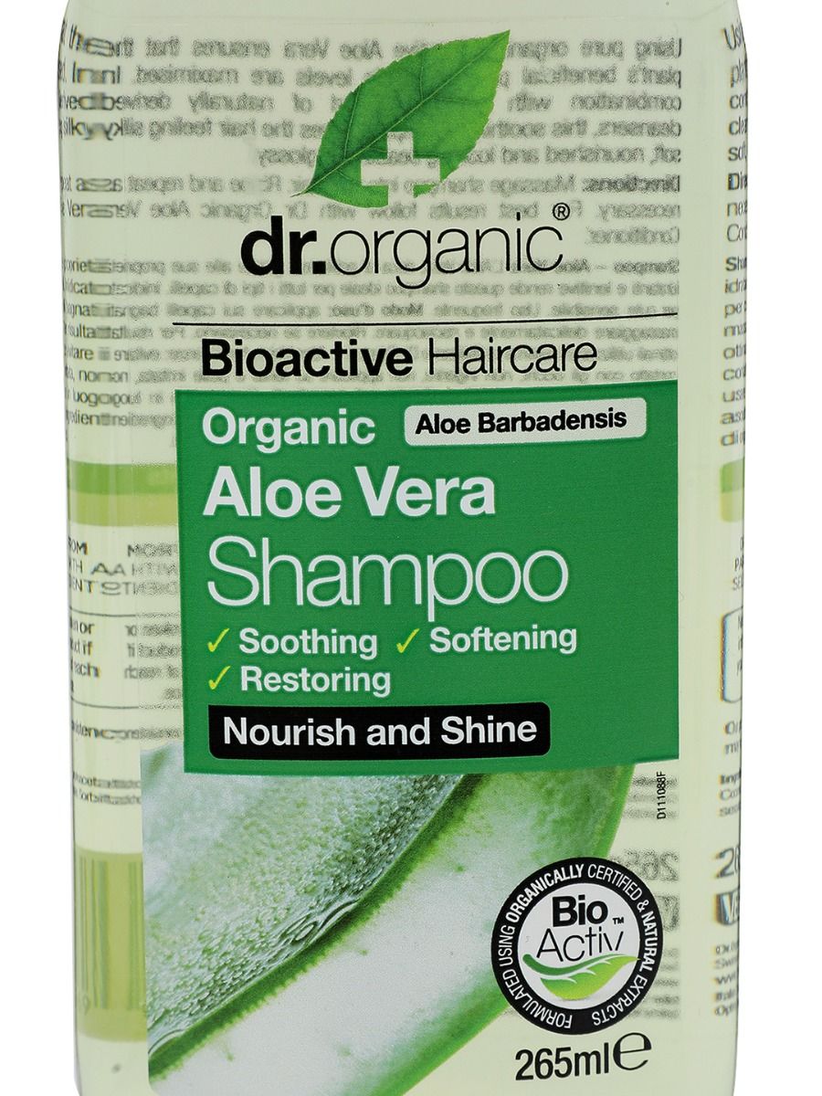 dr.organic Aloe Vera Shampoo, 265 ml, Pack of 1 