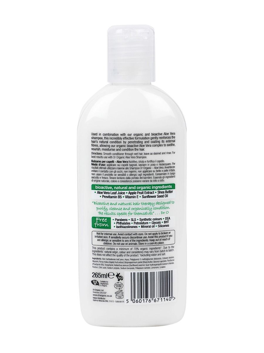 dr.organic Aloe Vera Conditioner, 265 ml, Pack of 1 
