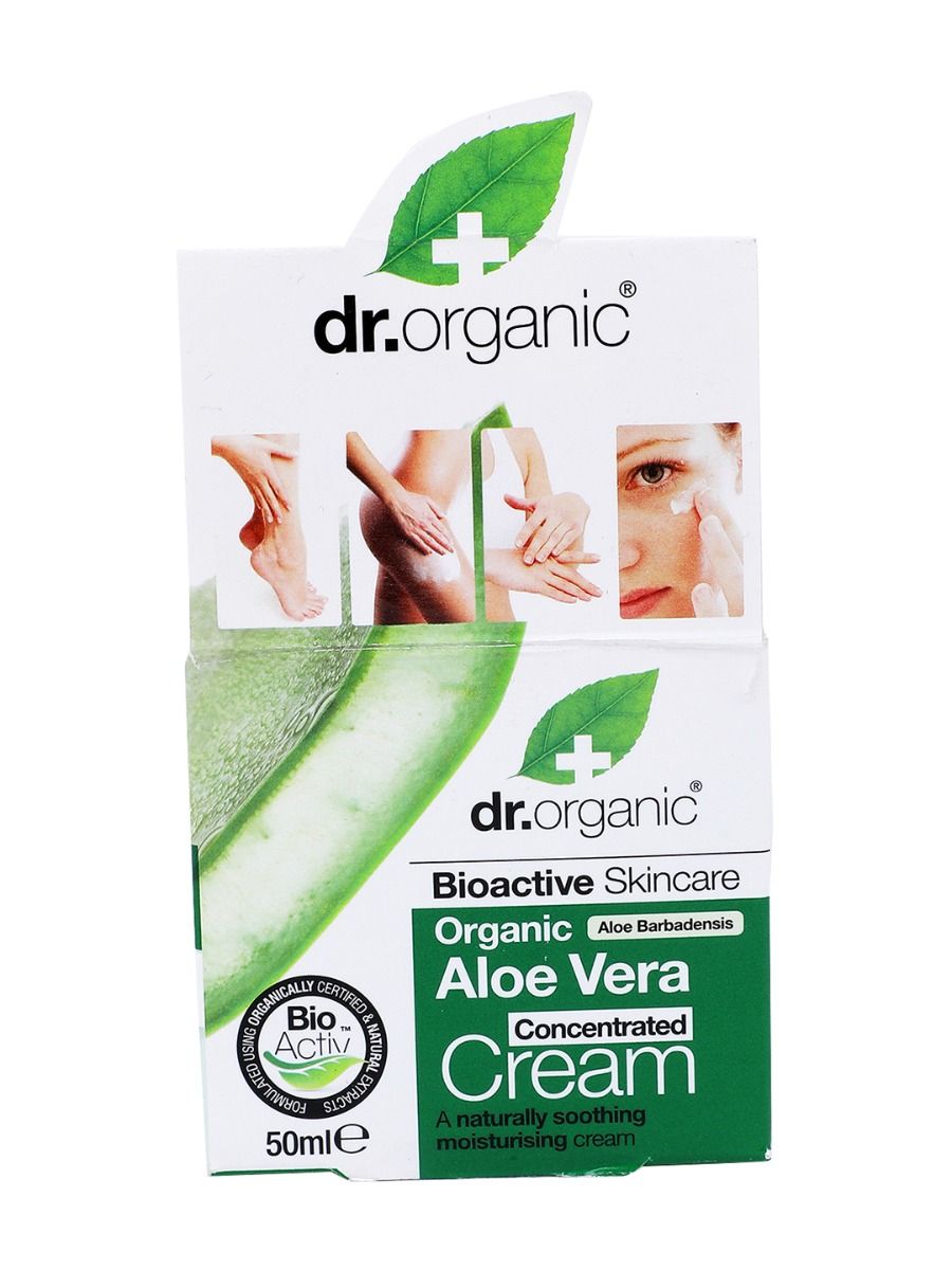 Buy dr.organic Aloe Vera Concentrated Cream, 50 ml Online
