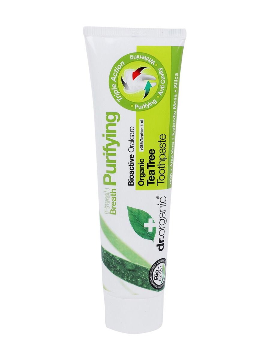 dr organic tea tree toothpaste