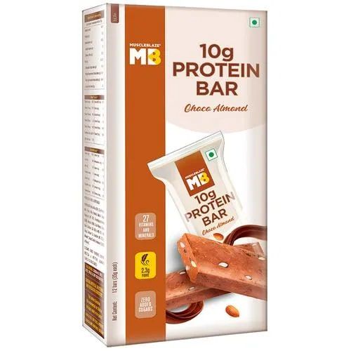 Buy MuscleBlaze Choco Almond Protein Bar, 35 gm Online
