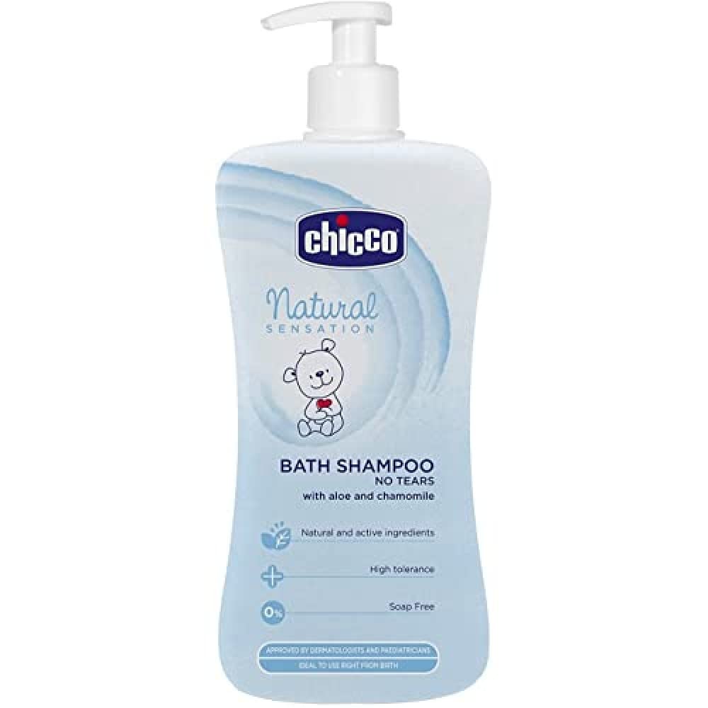 Buy Chicco Natural Sensation Bath Shampoo, 500 ml Online