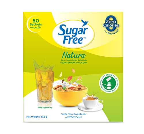 Buy Sugar Free Natura Low Calorie Sugar Substitute, 50 Sachets Online