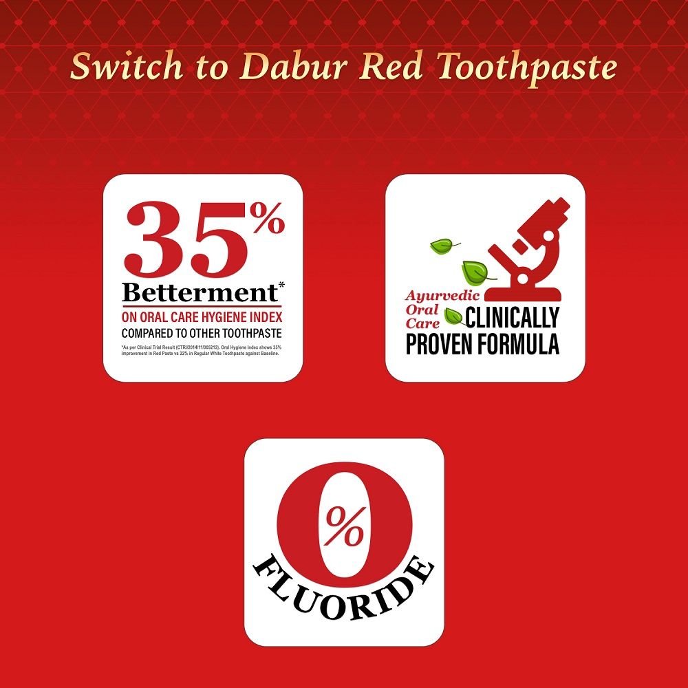 Dabur Red Toothpaste, 100 gm, Pack of 1 