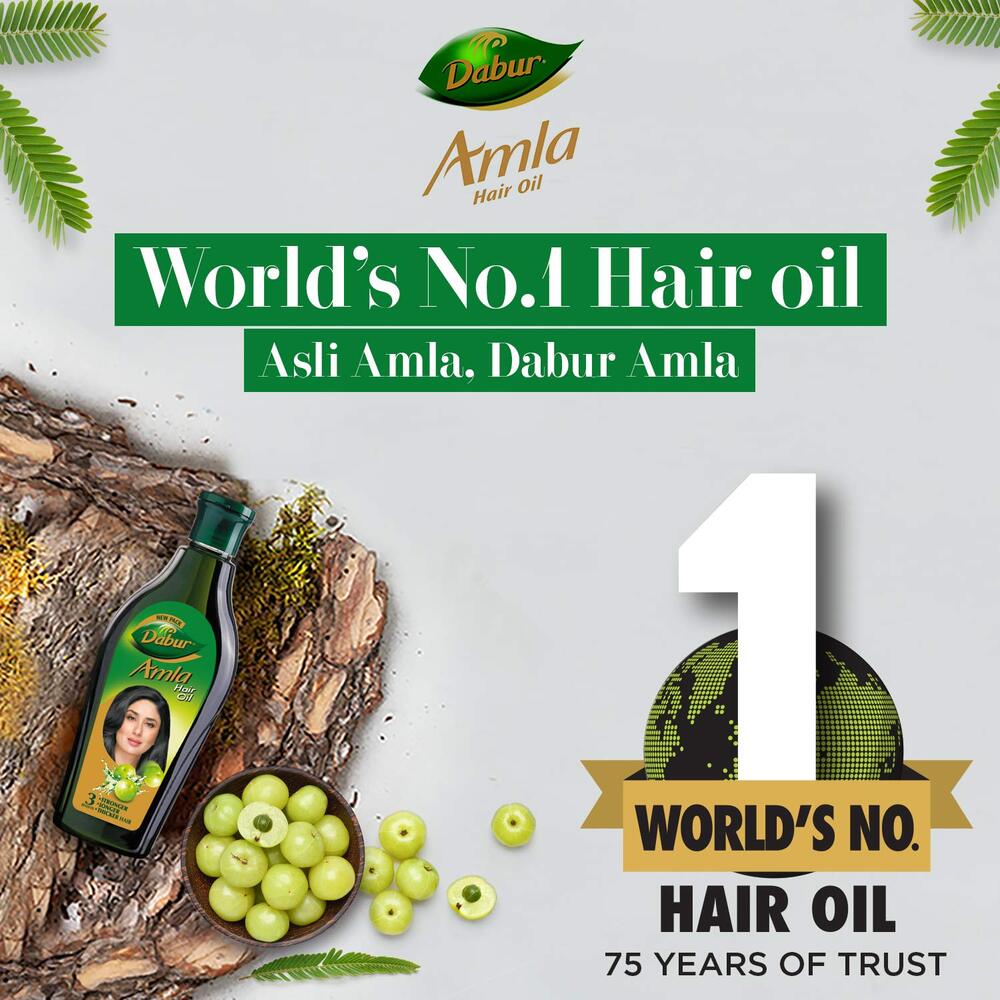 Dabur Amla Hair Oil, 270 ml, Pack of 1 