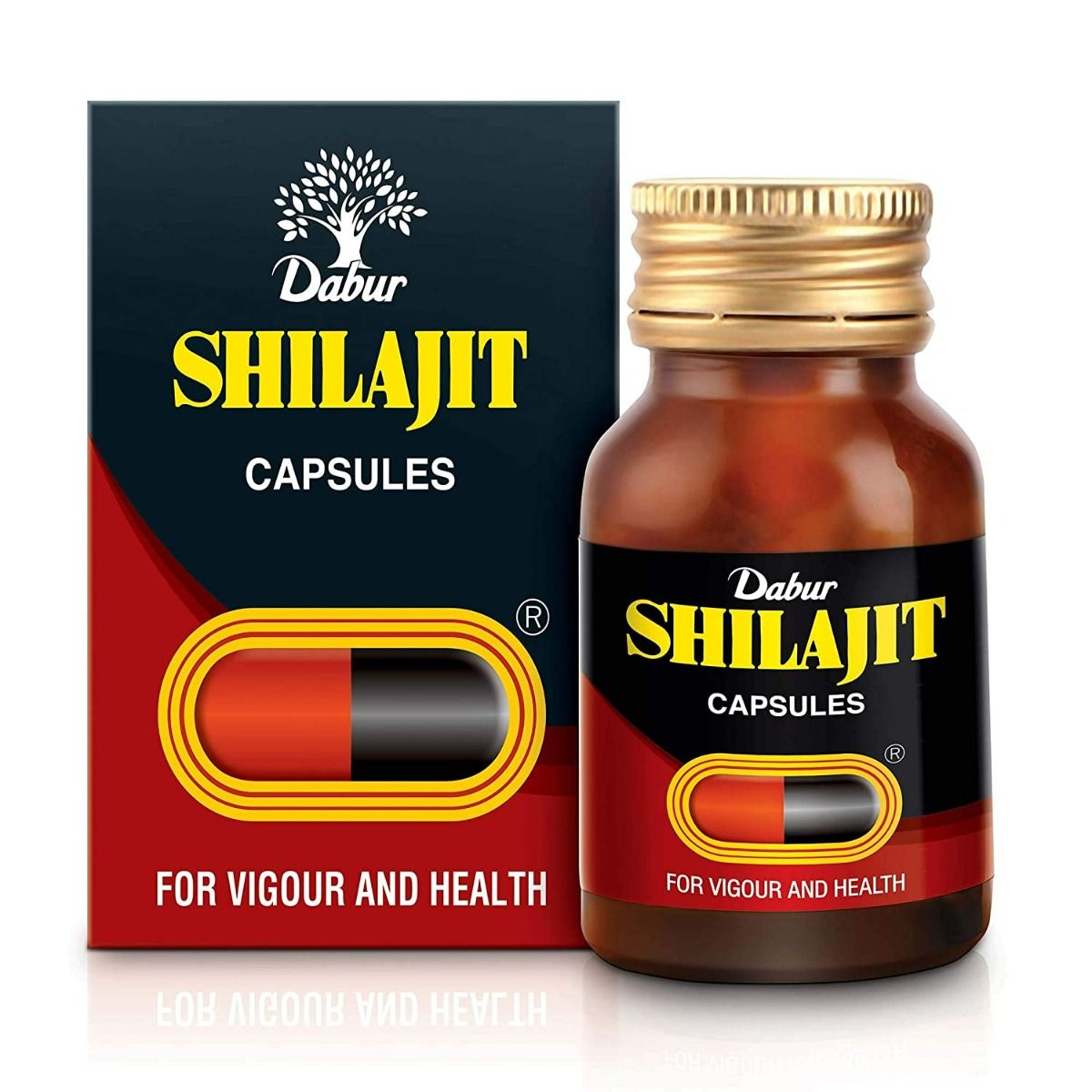 Buy Dabur Shilajit for Vigour & Health, 100 Capsules Online