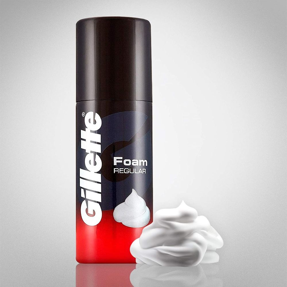 Gillette Shaving Foam Regular, 50 gm, Pack of 1 