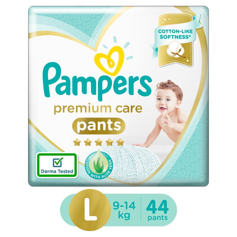 Pampers Premium Care Diaper Pants Large, 44 Count, Pack of 1 