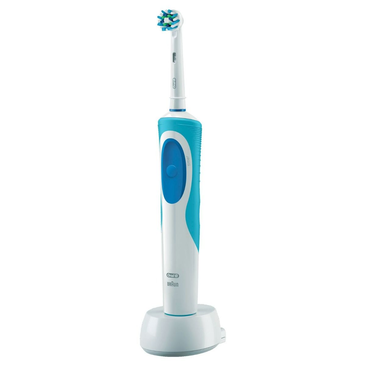 Oral-B Vitality Cross Action Rechargeable Toothbrush, 1 Count, Pack of 1 