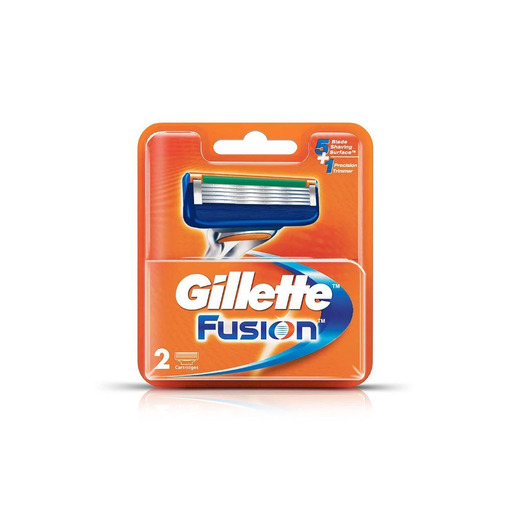 Gillette Fusion Cartridge, 2 Count, Pack of 1 