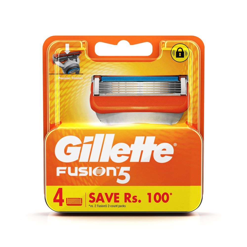 Buy Gillette Fusion5 Cartridge, 4 Count Online