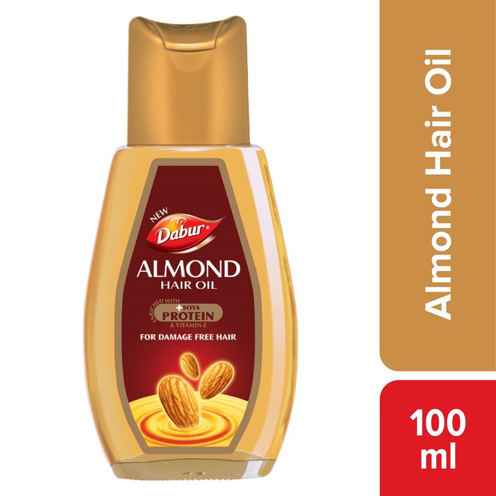 Dabur Almond Hair Oil, 100 ml, Pack of 1 