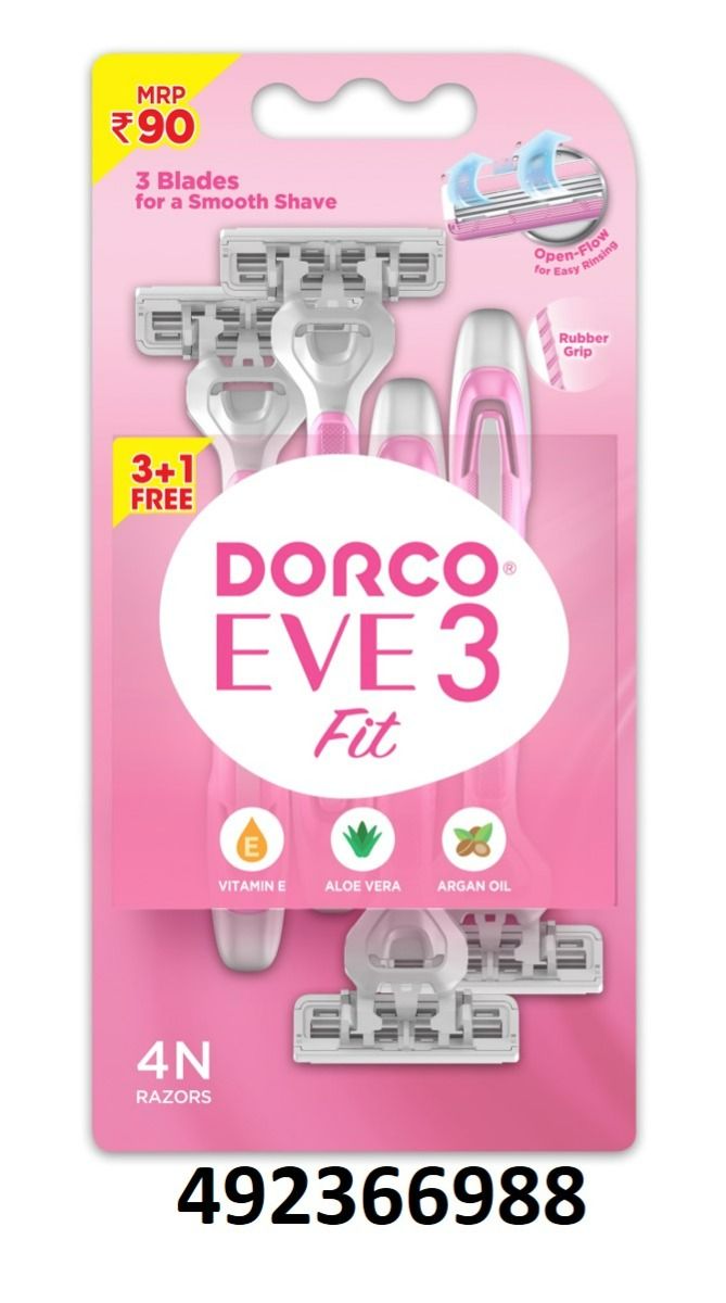 Buy Dorco Eve Fit 3 Razor, 3 Count Online
