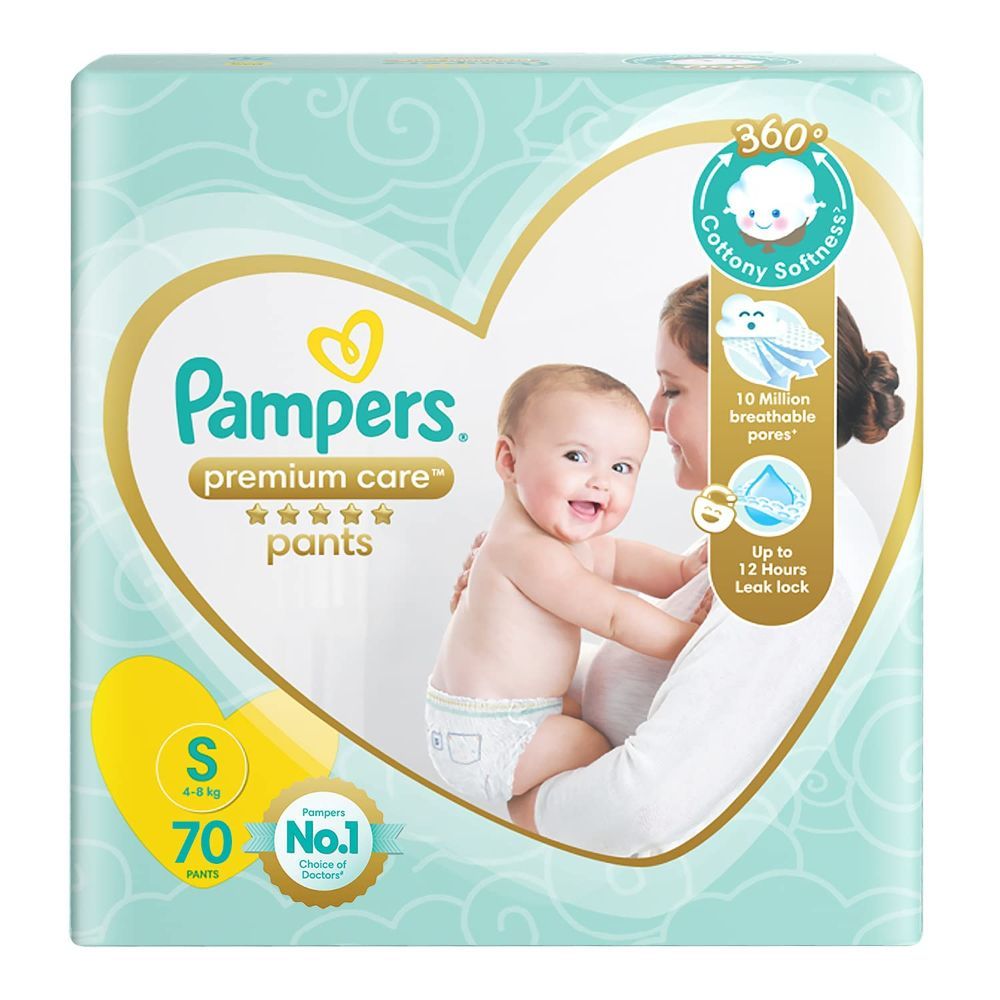 Buy Pampers Premium Care Diaper Pants Small, 70 Count Online