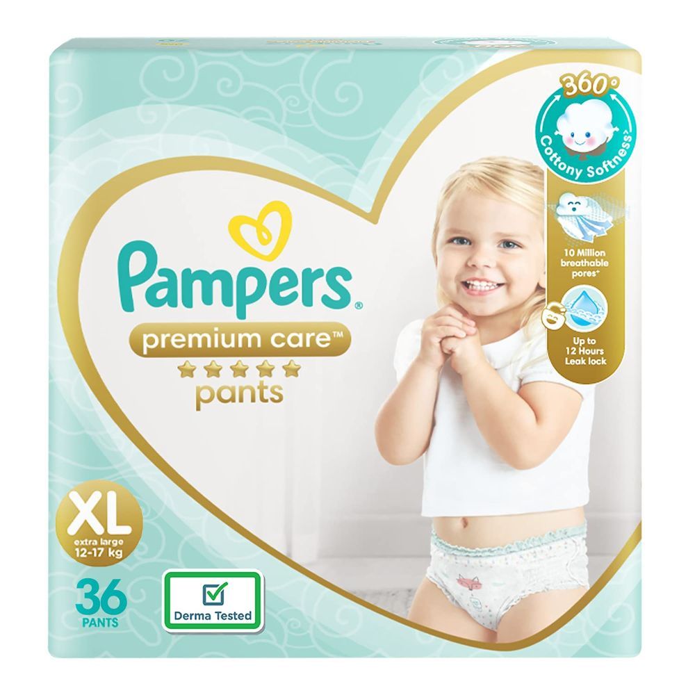 Pampers Premium Care Diaper Pants XL, 36 Count, Pack of 1 
