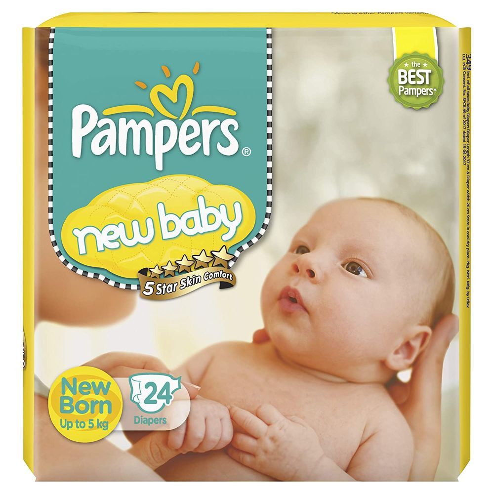 Buy Pampers New Baby Diapers, 24 Count Online