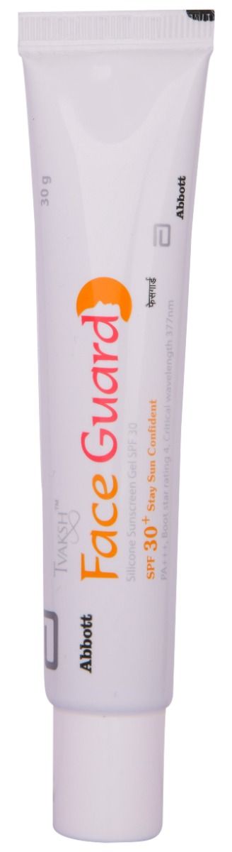 Tvaksh Face Guard SPF 30+ PA+++ Sunscreen Gel, 30 gm, Pack of 1 