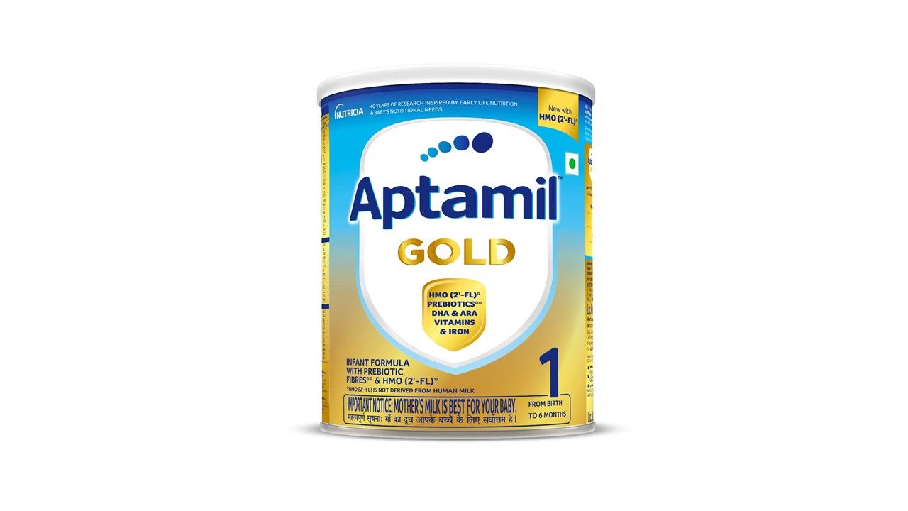 Buy Aptamil Gold Infant Formula Stage 1 Powder, 400 gm Tin Online