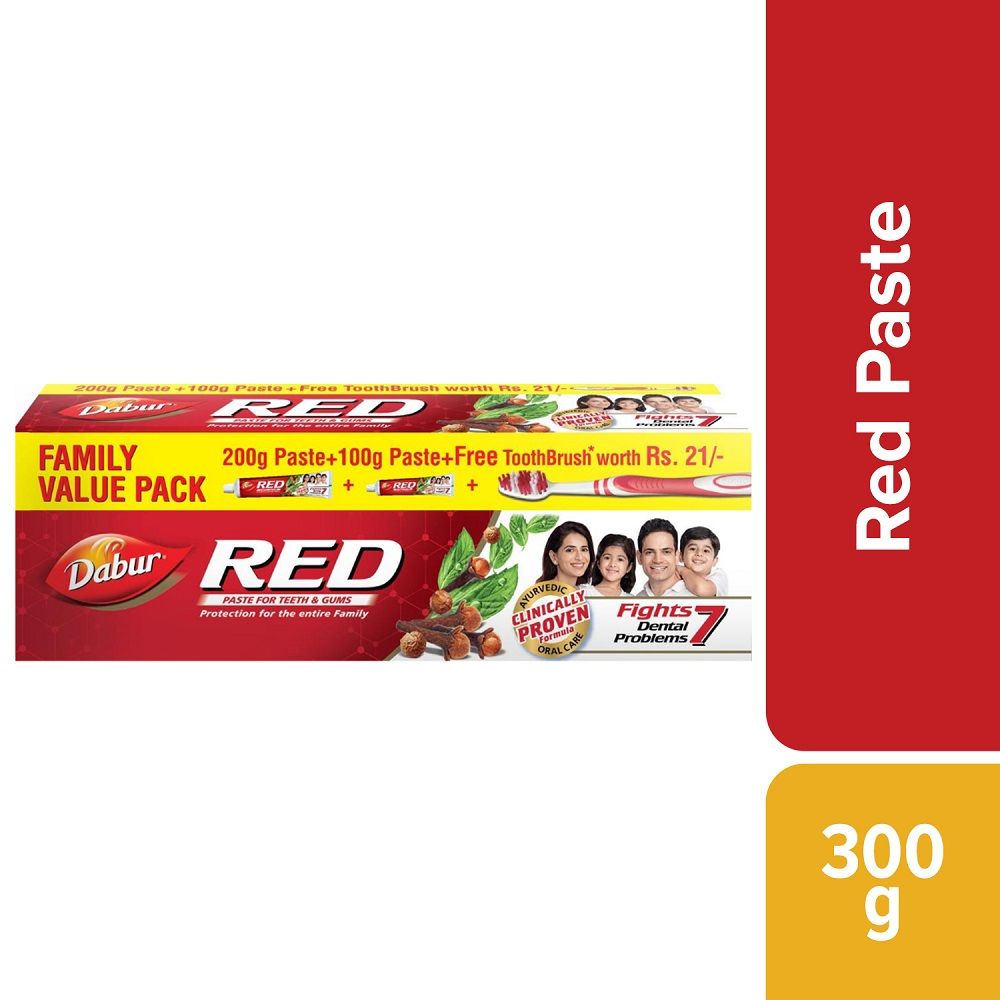 composition of dabur red toothpaste