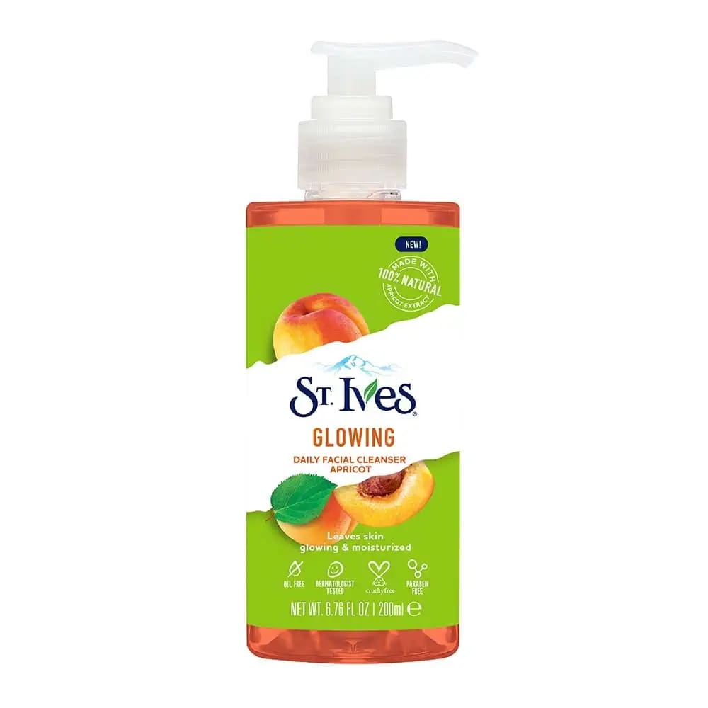 St. Ives Glowing Apricot Flavour Daily Facial Cleanser, 200 ml, Pack of 1 