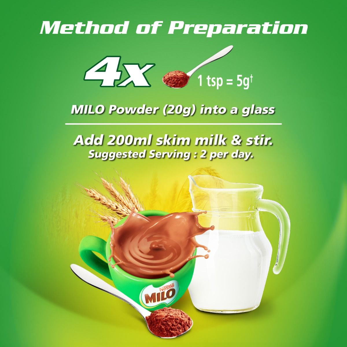 Nestle Milo Activ-Go Health Drink Powder, 400 gm Refill Pack, Pack of 1 