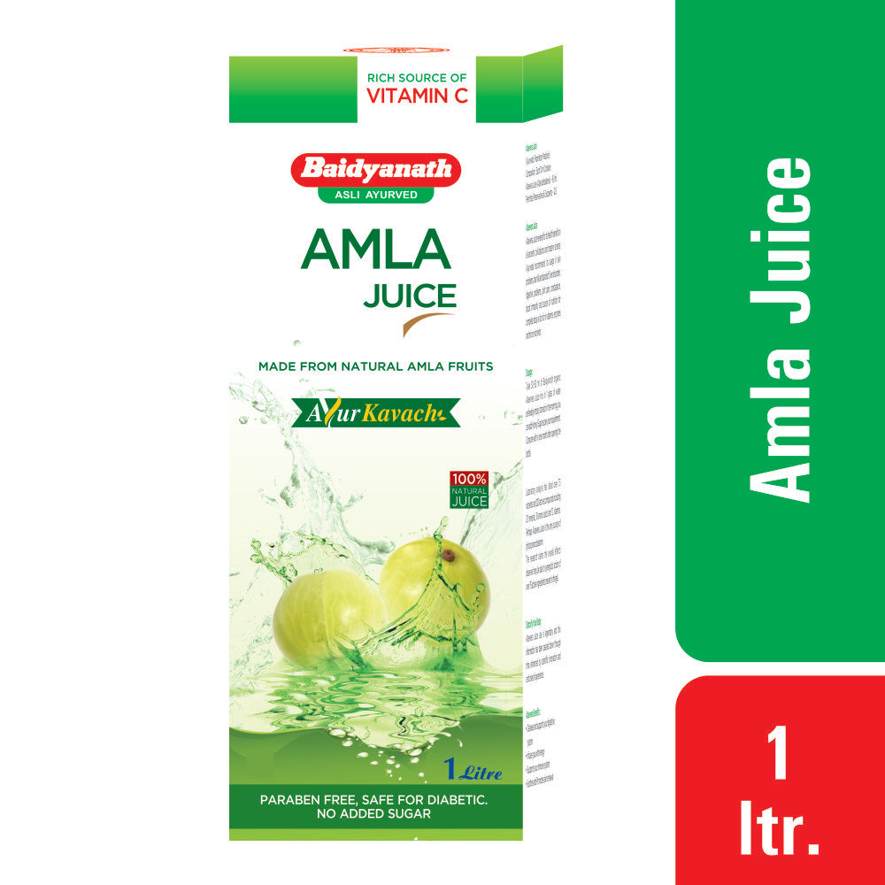 Baidyanath (Nagpur) Amla Juice, 1 Litre, Pack of 1 