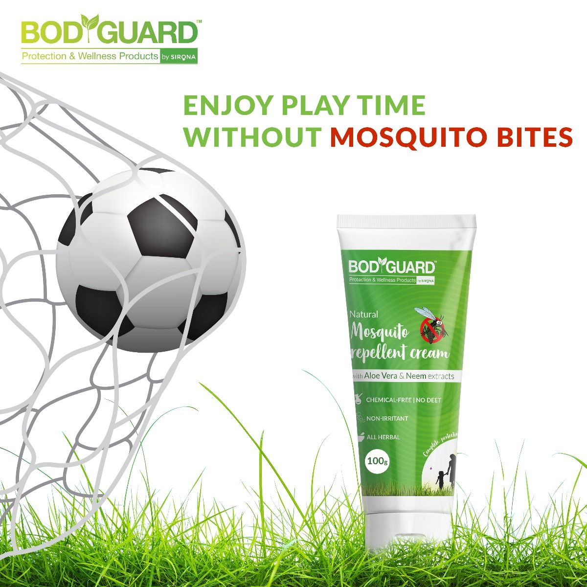 BodyGuard Natural Mosquito Repellent Cream, 100 gm Price, Uses, Side