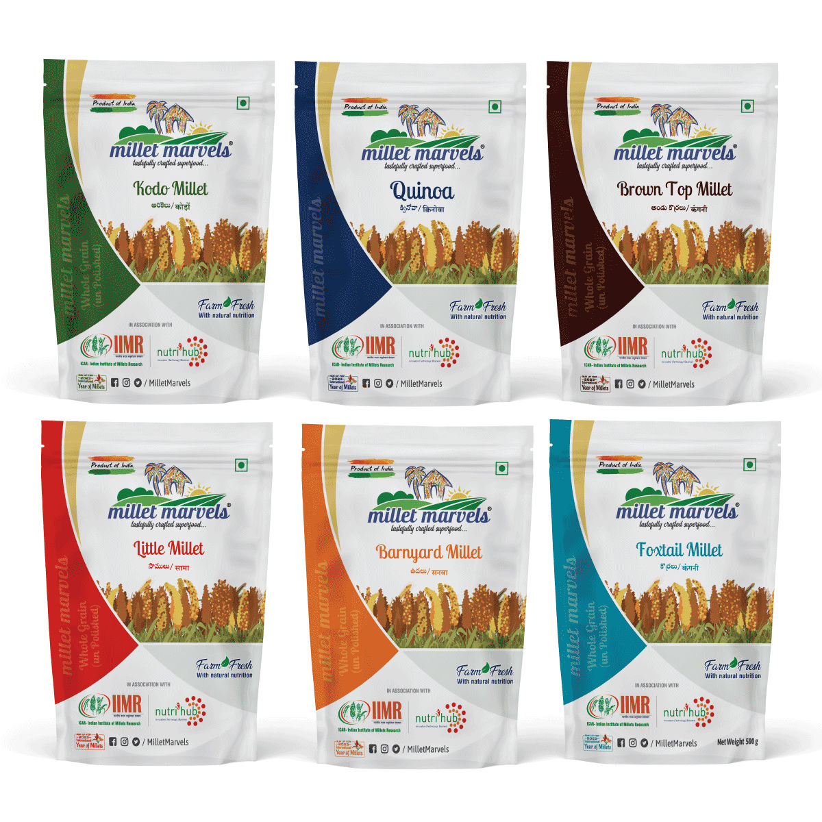 Millet Marvels Wholegrain, 6x500 gm Price, Uses, Side Effects