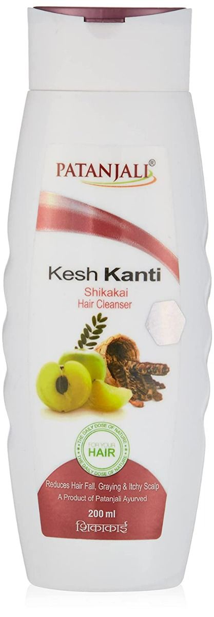 Patanjali Kesh Kanti Shikakai Hair Cleanser, 200 ml, Pack of 1 