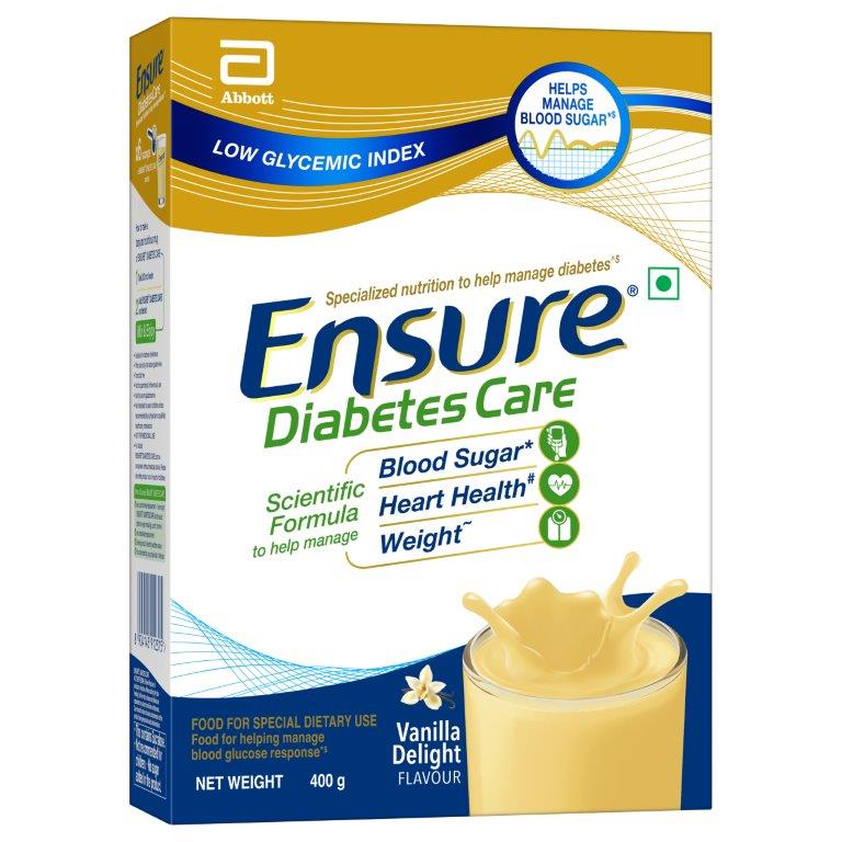 Ensure Diabetes Care Vanilla Delight Flavour Powder, 400 gm, Pack of 1 