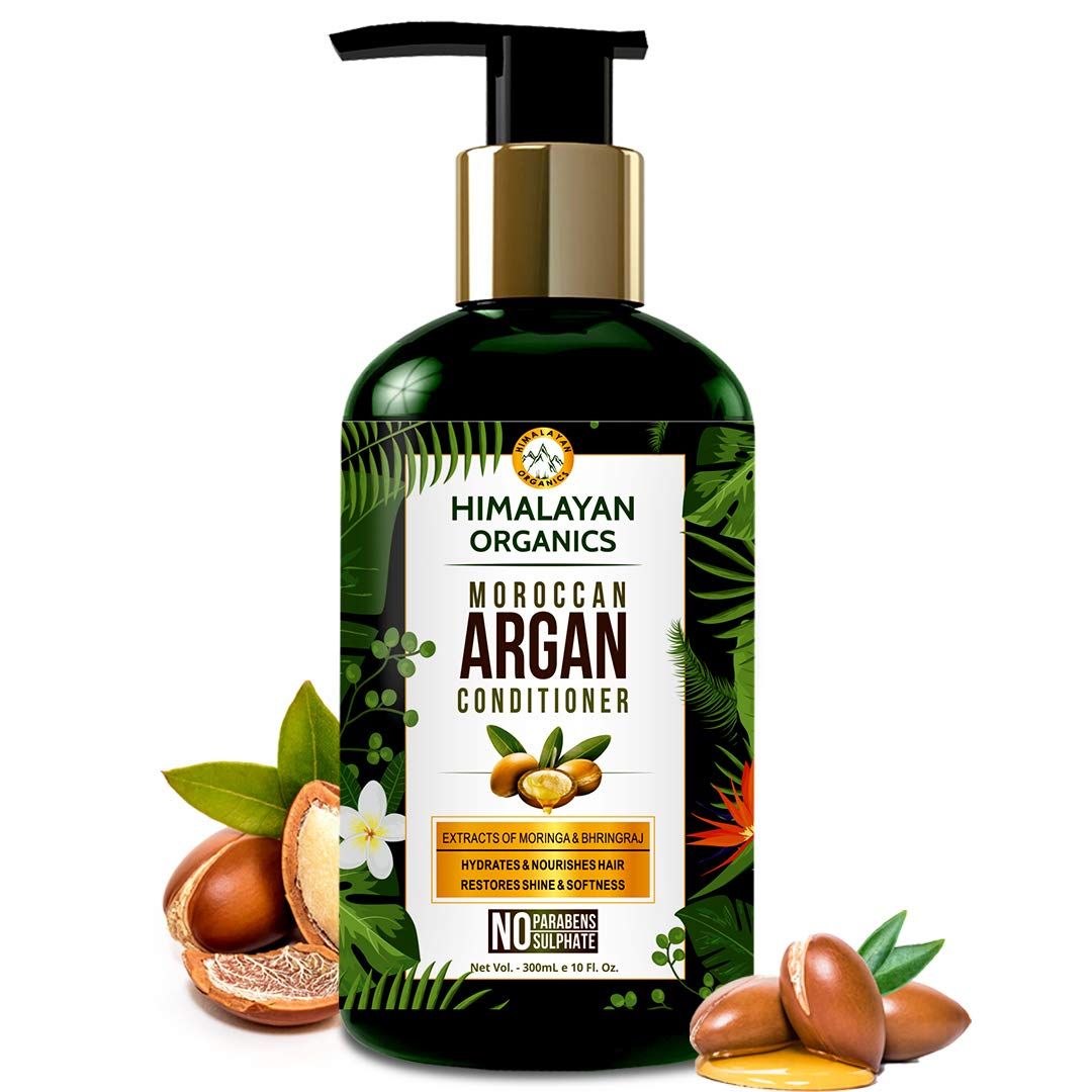Buy Himalayan Organics Moroccan Argan Oil Conditioner, 300 ml Online
