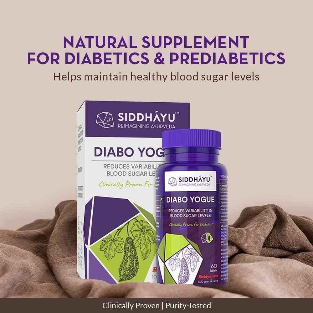 Siddhayu Diabo Yogue, 60 Tablets, Pack of 1 