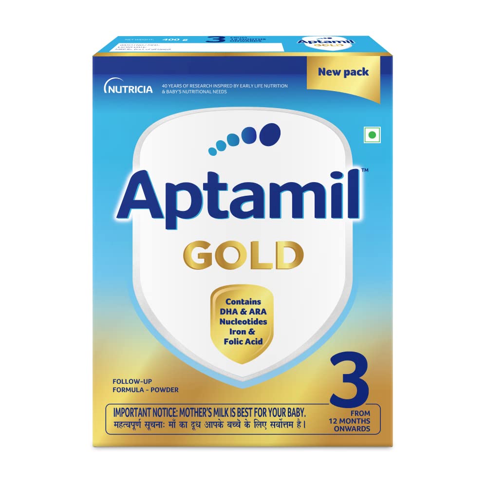 Buy Aptamil Gold Follow-Up Formula Stage 3 Powder, 400 gm Online