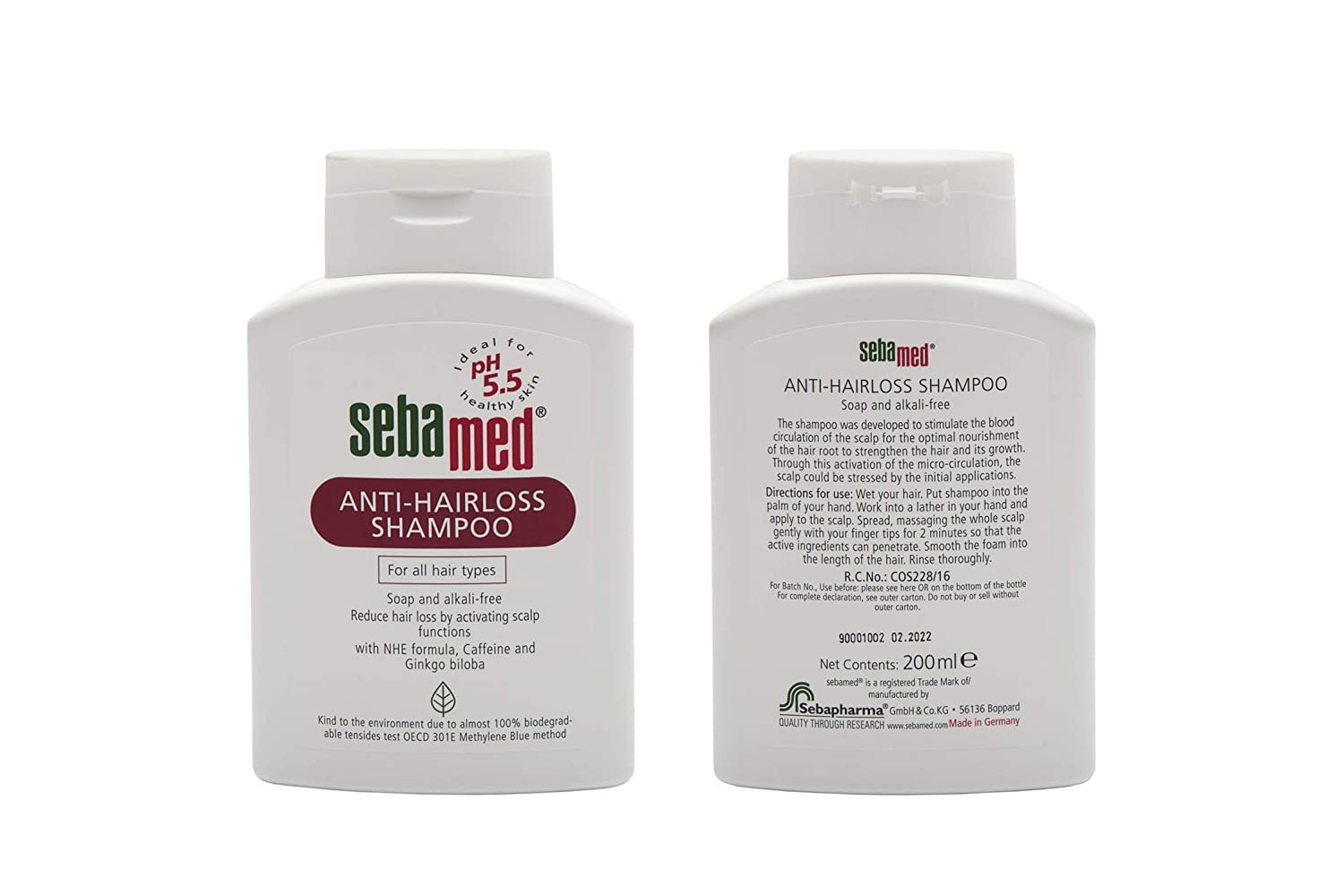 Sebamed Anti-Hairloss Shampoo, 200 ml, Pack of 1 