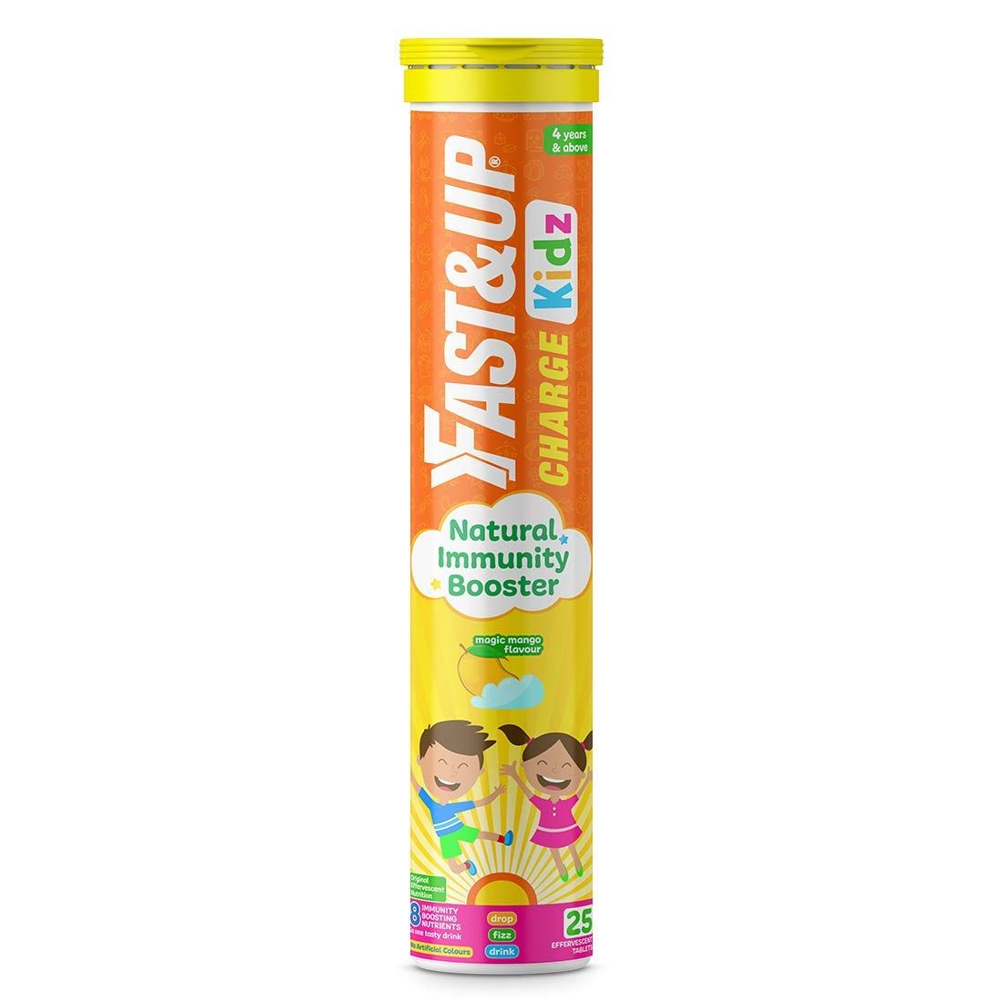 Buy Fast&Up Charge Kidz Magic Mango Flavour, 25 Effervescent Tablets Online
