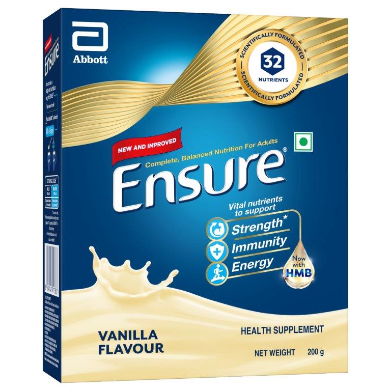 Buy Ensure Vanilla Flavour Powder, 200 gm Refill Pack Online